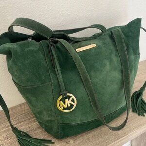 Michael Kors Suede leather tote